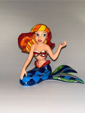 Disney by Romero Britto Seated Ariel figurine-no box
